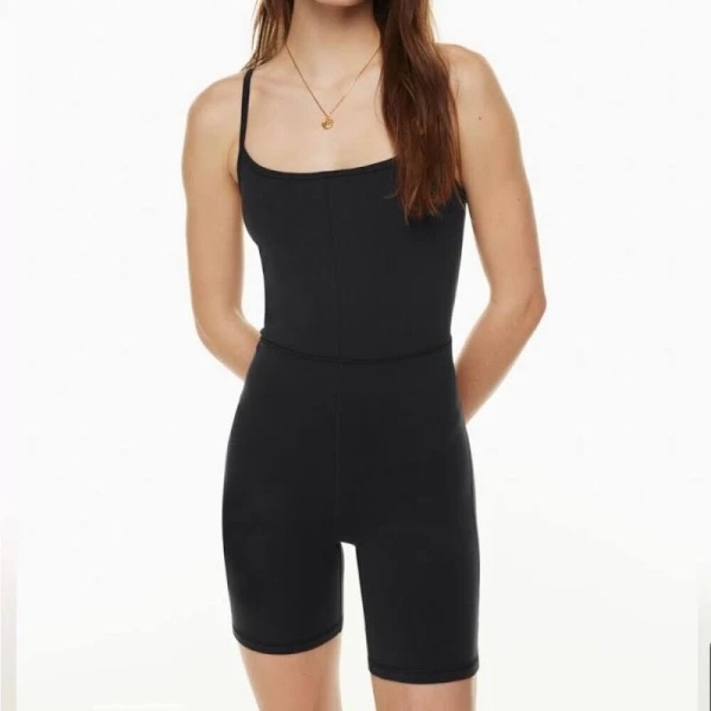 Wilfred Free Divinity 7" Romper, Black, Size M, New without tags